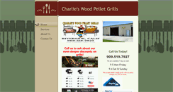 Desktop Screenshot of charlieswoodpelletgrills.com